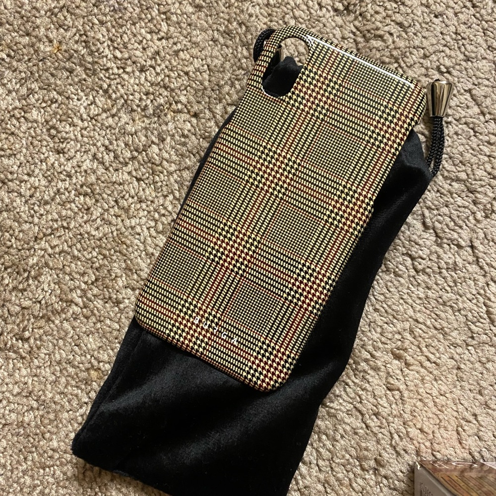 Burga iPhone X 10 case brand new with pouch